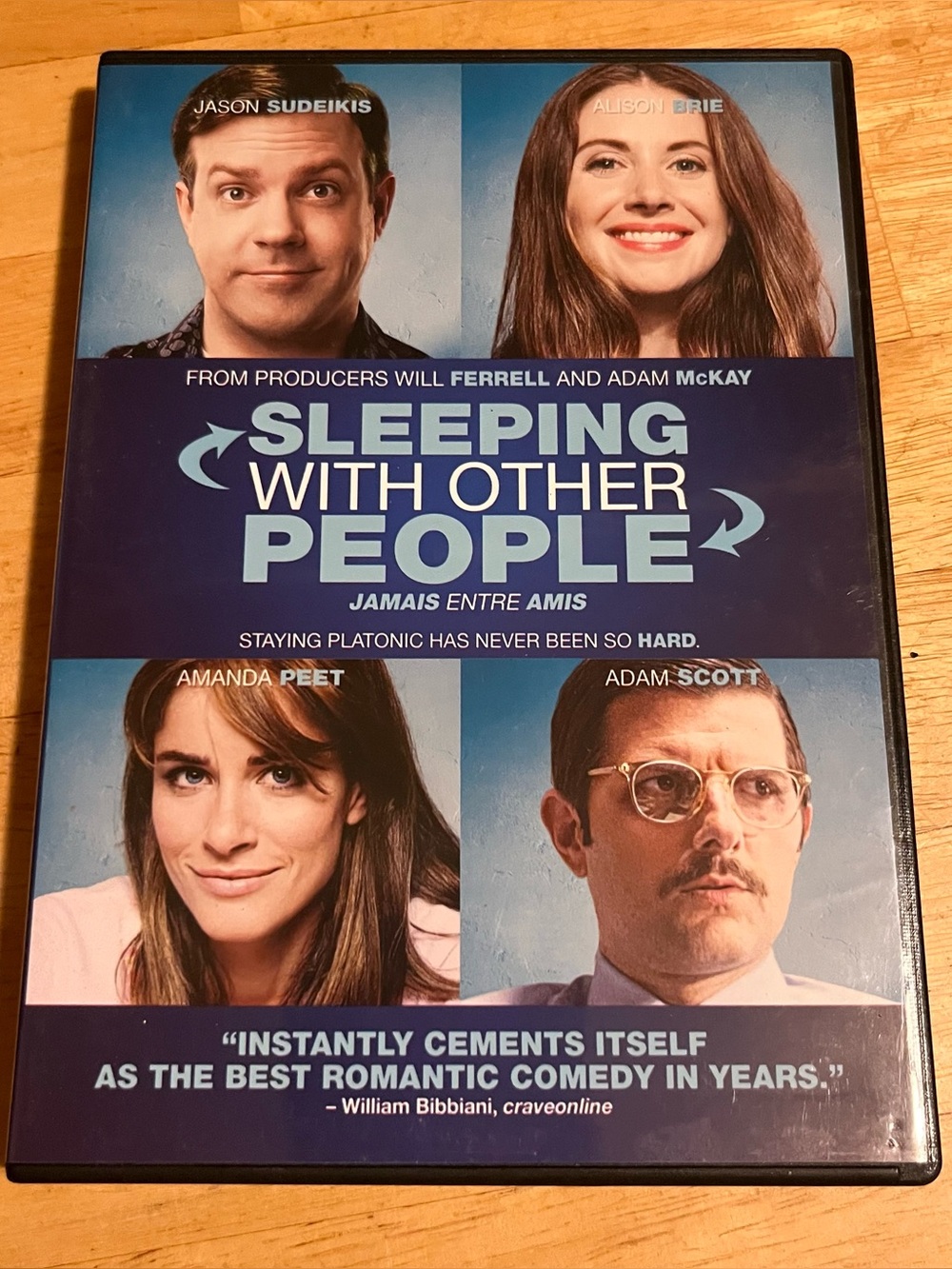 Sleeping With Other People DVD starring Jason Sudeikis and Alison Brie